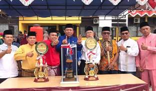  Jalur Tuah Keramat Sialang Soko dari Desa Setako Raya juara FPJ 2022 (foto/int)